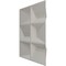 Ekena Millwork 19 5/8in. W x 19 5/8in. H Stratford EnduraWall Decorative 3D Wall Panel Covers 2.67 Sq. Ft. WP20X20STAGX - alternate 3